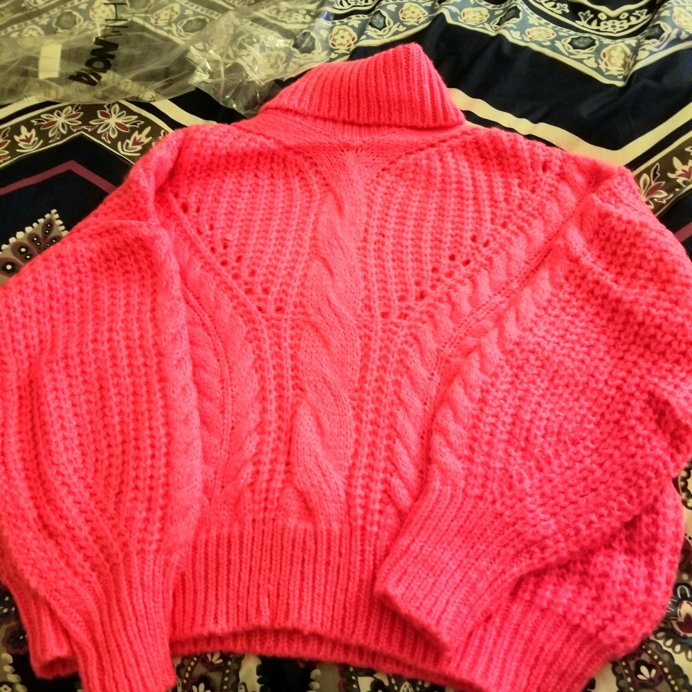 Pink sweater